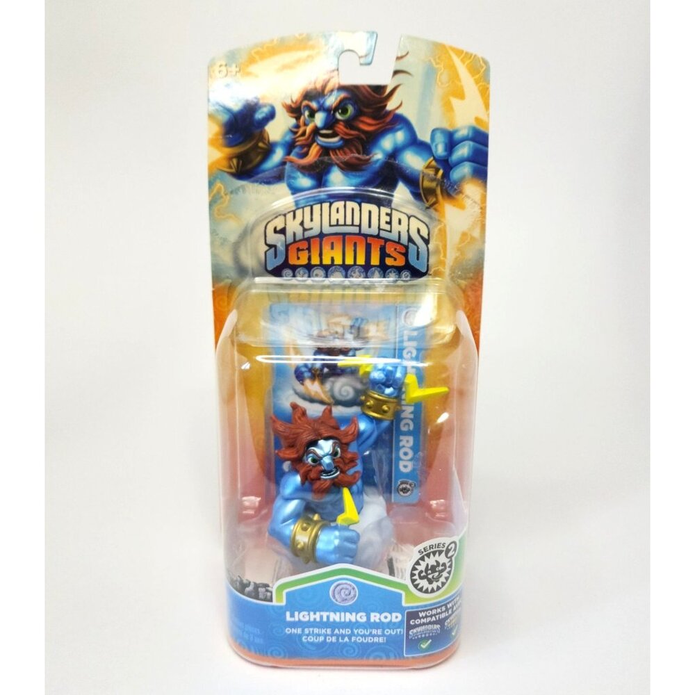 Skylanders Giants Lightning Rod Series 2 Action Figure Trading Card  NIB